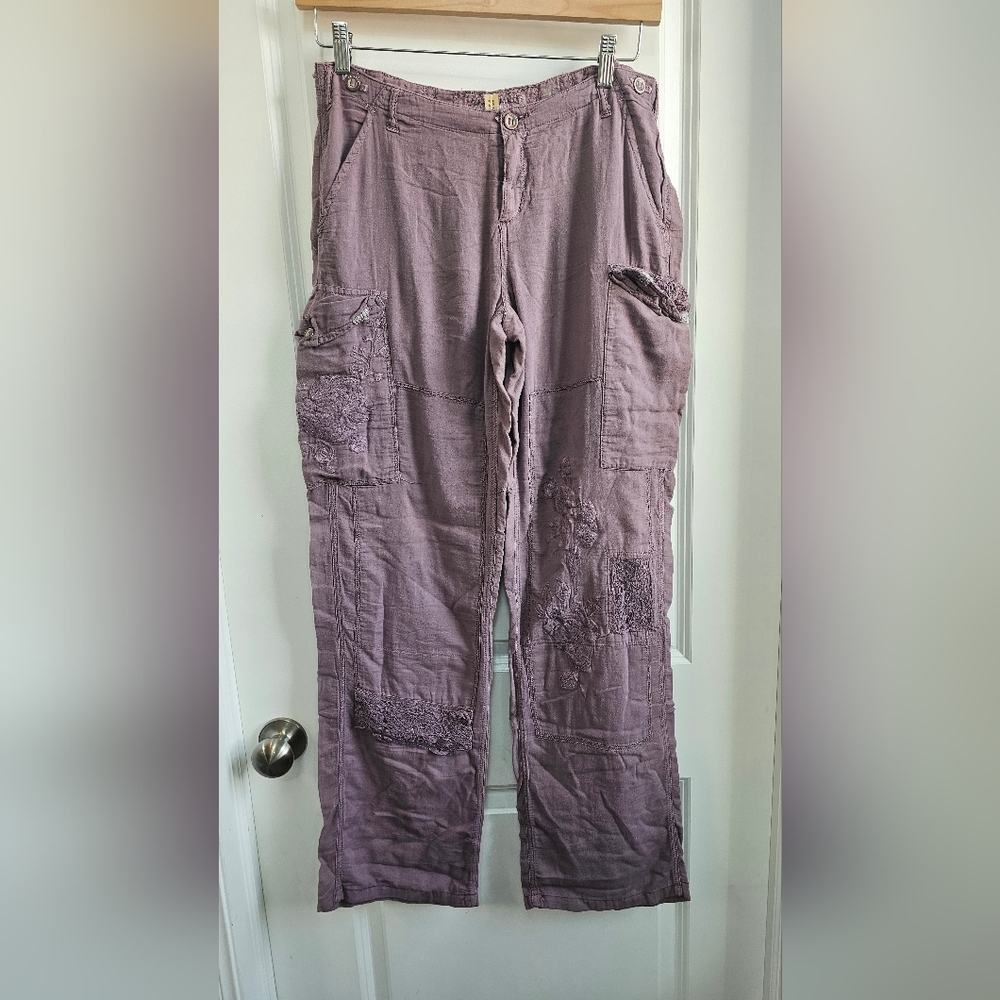 Da-Nang Purple Wide Leg Pants